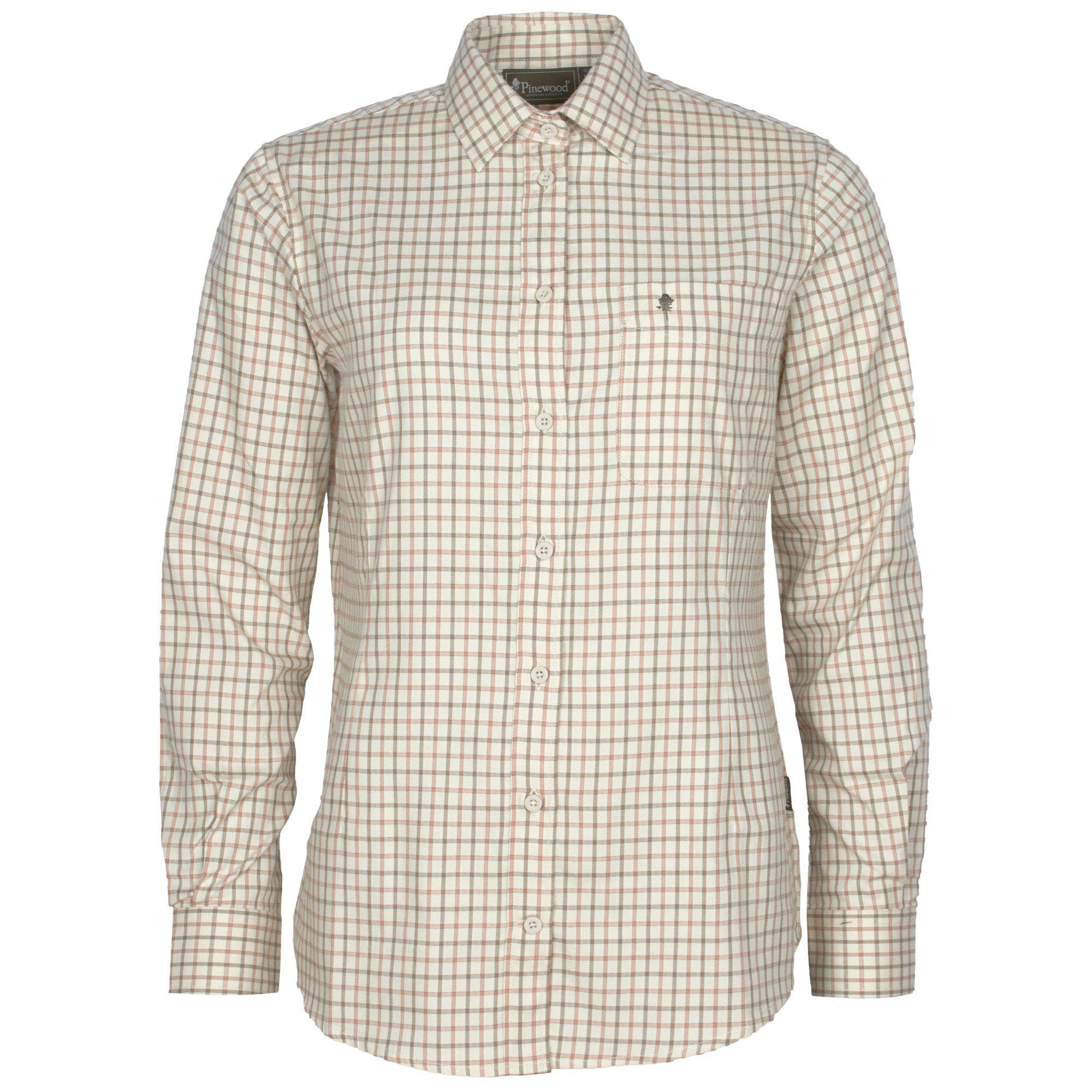 Pinewood Nydala Grouse Skjorta Dam Offwhite/Green XS