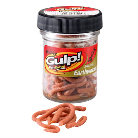 Berkley Gulp Earthworms Ruskeat