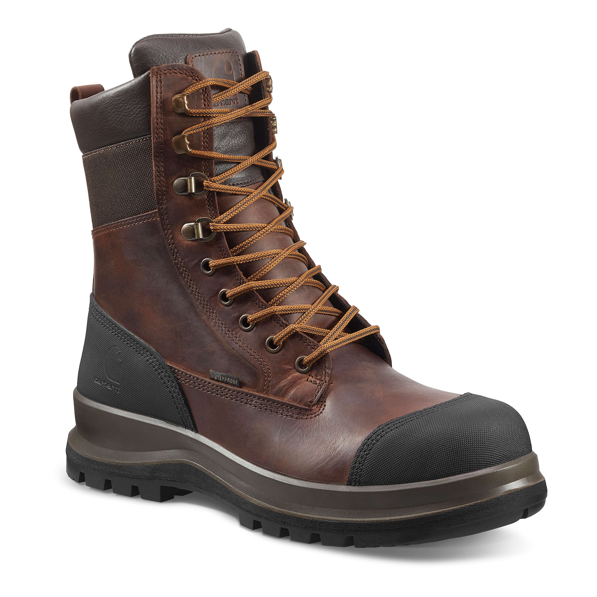 Carhartt Detroit 8" s3 Vandtæt Støvle, Herre, Dark brown