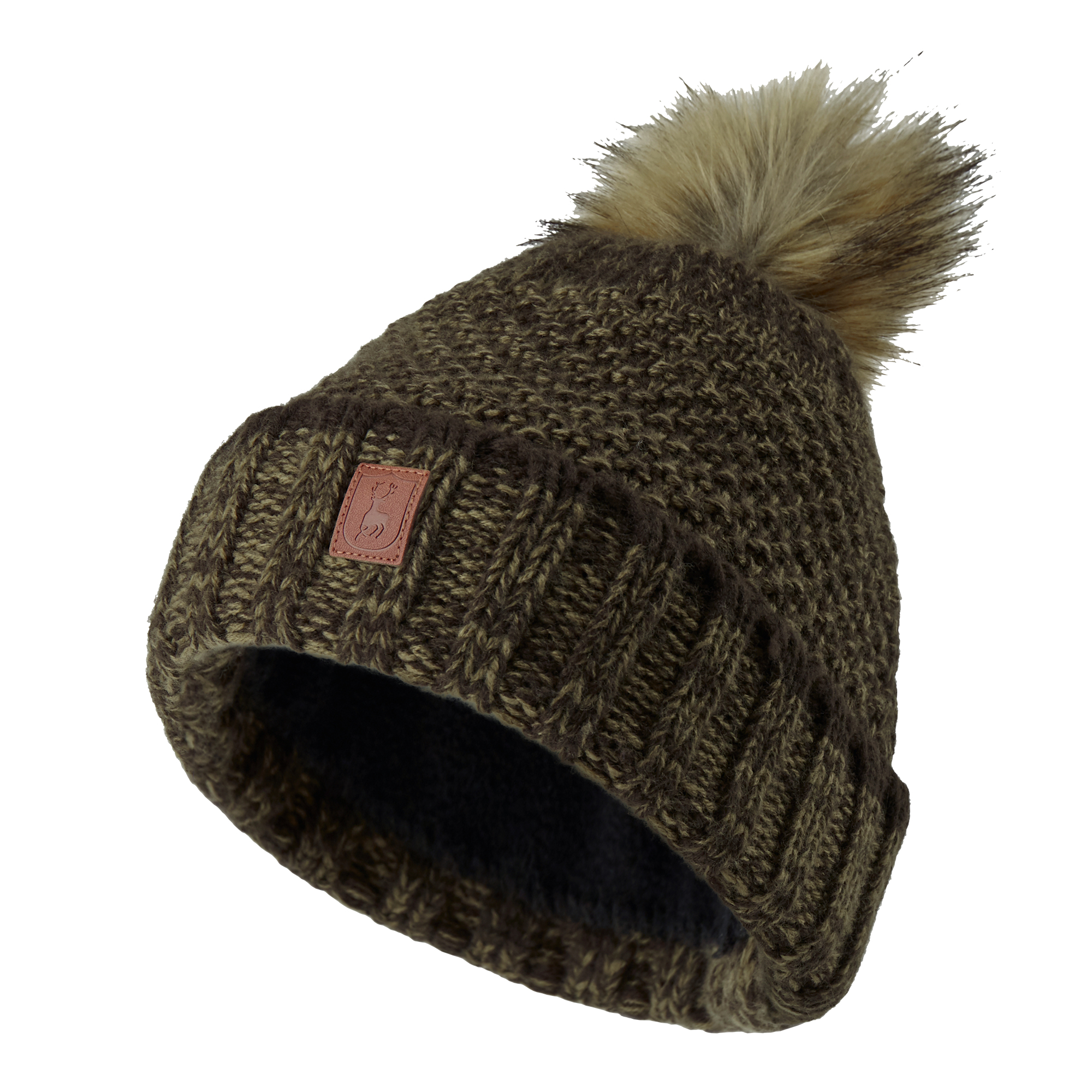 Deerhunter Lady Stickad Mössa Art Green Dam One Size