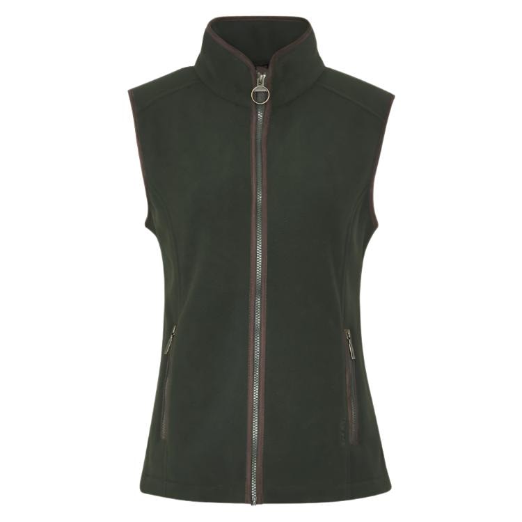 Barbour Country Colton Fleece Gilet Sage Dame -