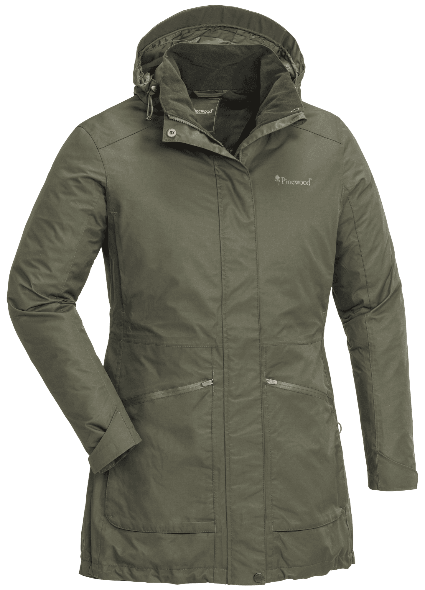 Pinewood Wilda Parkas Dam Moss Green