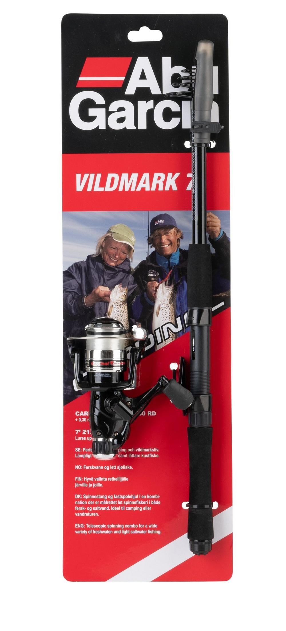 REA/Black Friday Abu Garcia Cardinalset Vildmark Tele 7' Haspel 213 cm (7') 5-30 g