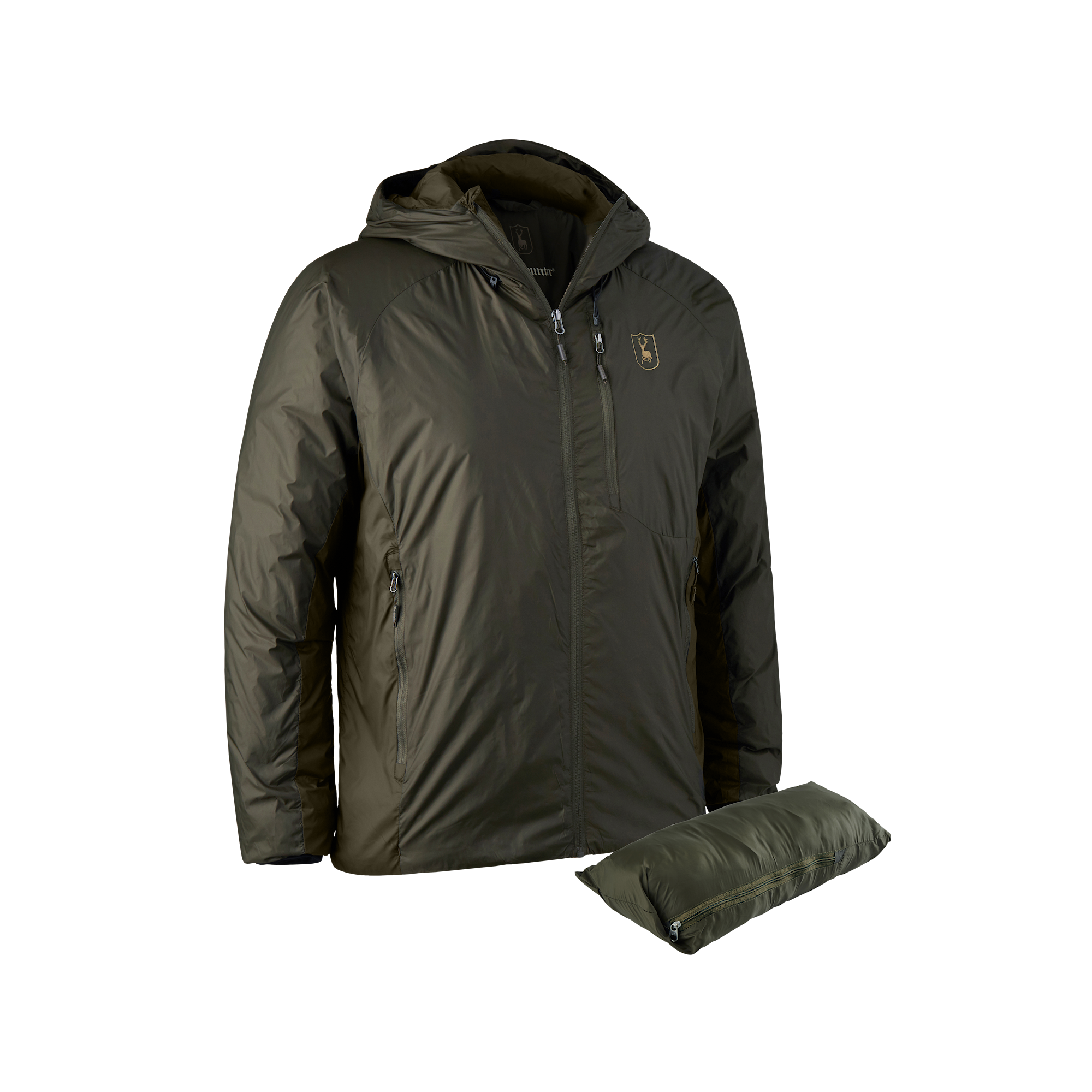 Deerhunter Packable Jacket Man Deep Green/Art Green