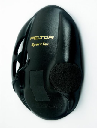 Peltor Sporttac Kåpskal Svart -