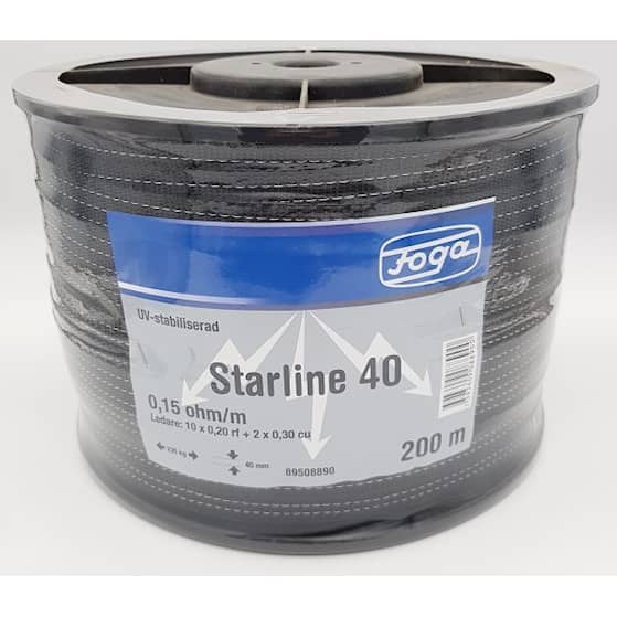 Foga Joint Electrical Tape Starline 40mm 200m Black