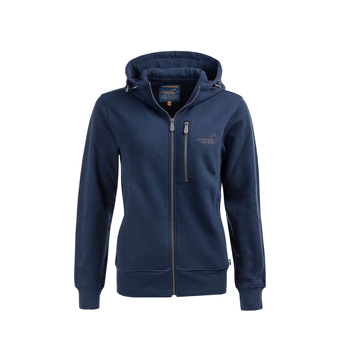 Arrak Outdoor Sporty hættetrøje, Dame, Navy