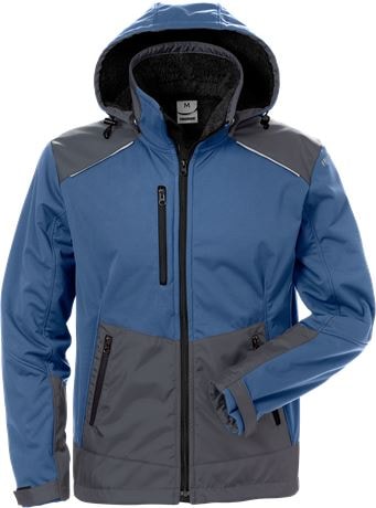Fristads Fodrad Softshelljacka 4060 CFJ Blå/Grå 3XL