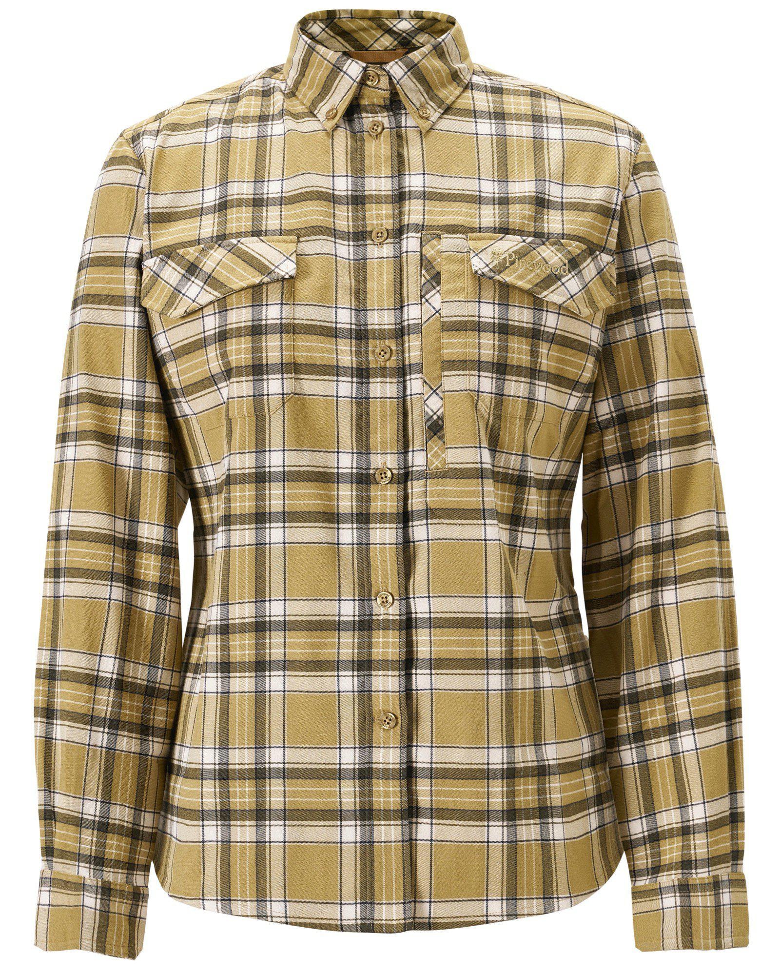 Pinewood Abisko Hiking Flannelskjorta Dam Golden Hay XL