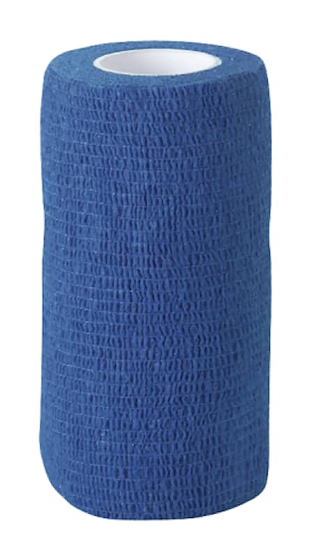 Selvklæbende bandage 10cmx4,5m, Blå
