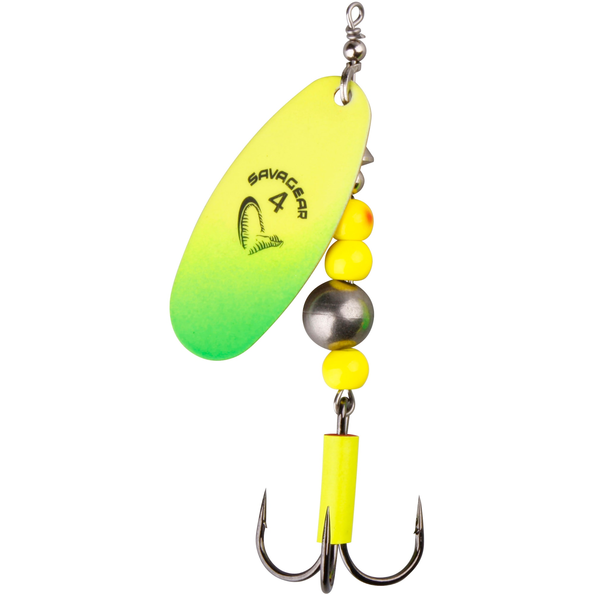 SG Caviar Spinner #4 14 g Yellow / Chartreuse -