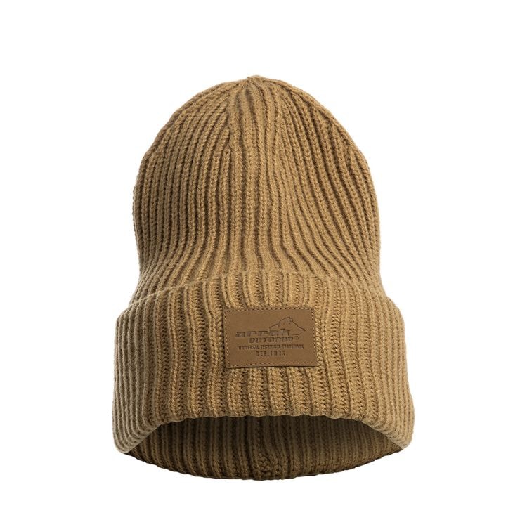 Arrak Beanie Coarse Knit Beanie, Khaki