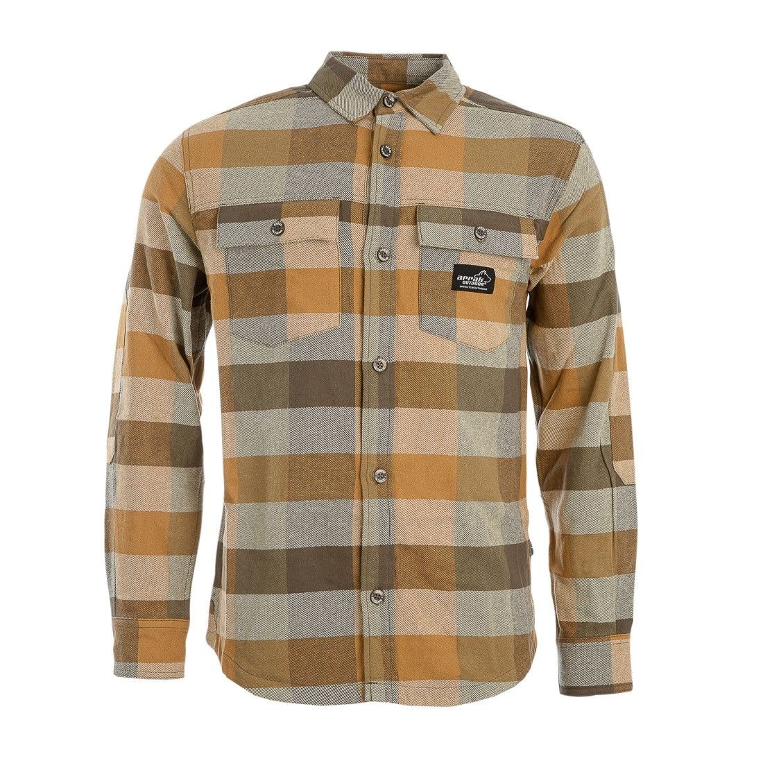 Arrak Outdoor Flanellhemd Herren Forest
