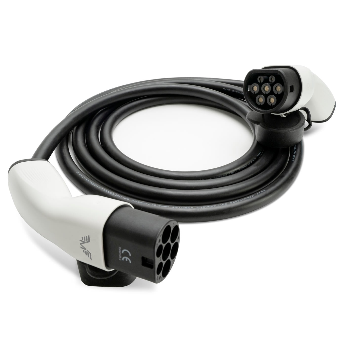 Motorwerk EVSE T2 Laddkabel för elbil 11kW 5m