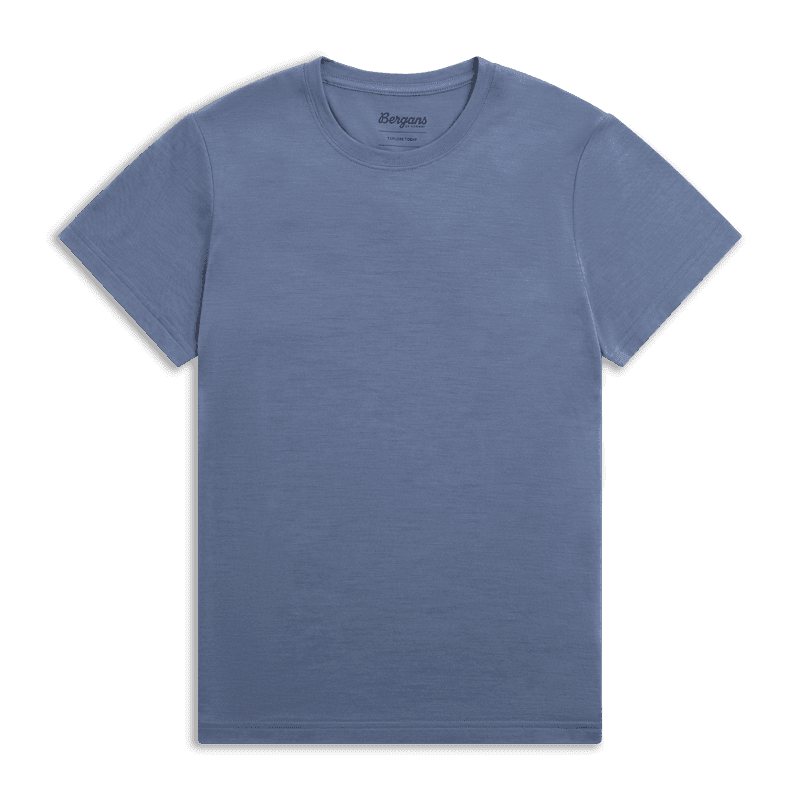 Bergans Merino Light Tee Women Granite Blue