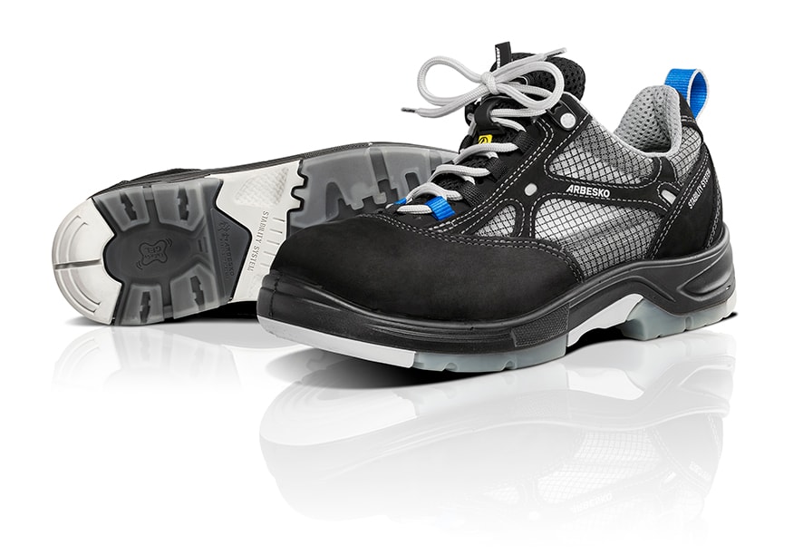 Arbesko 384 Schwarz/Blau Sicherheitsschuh