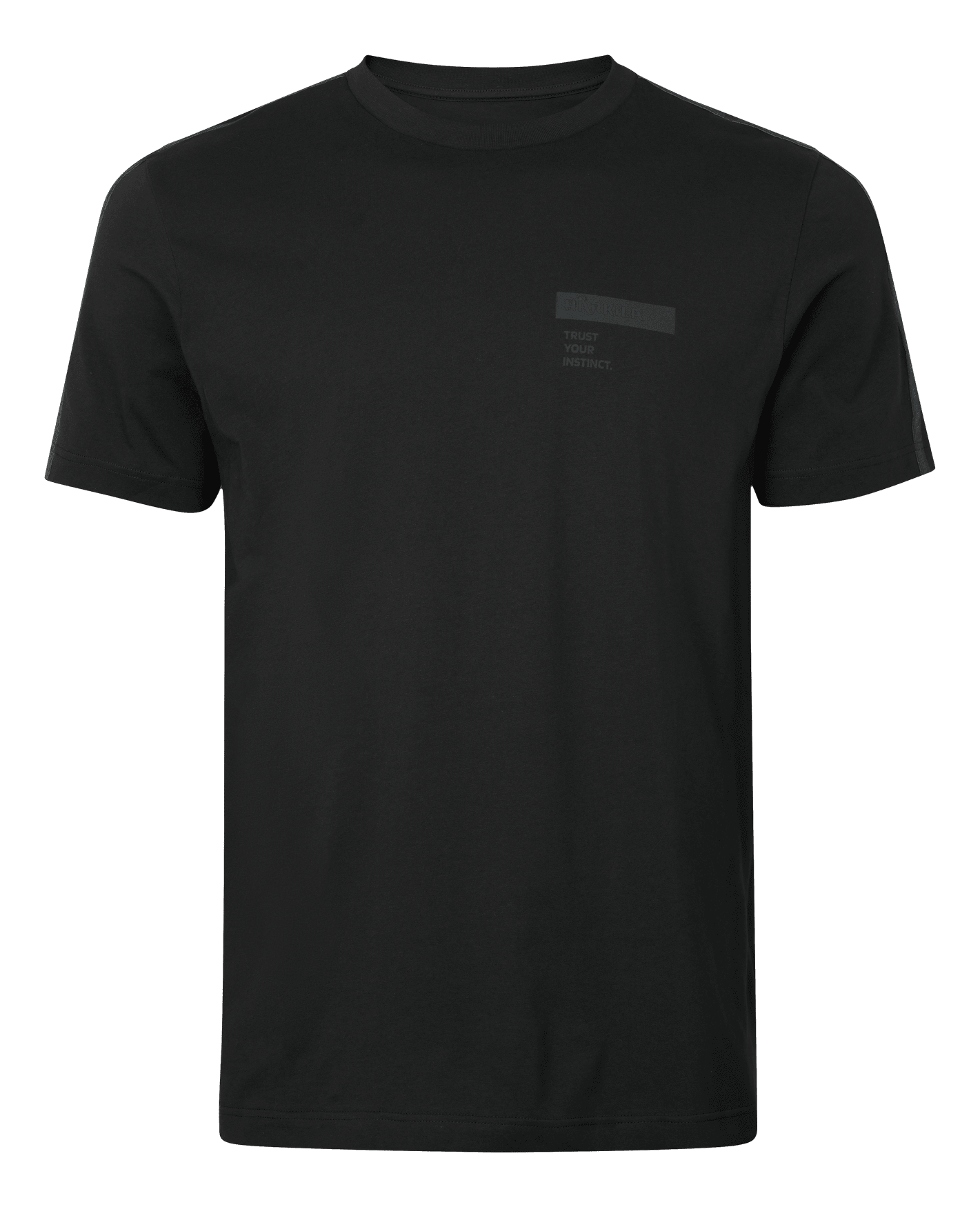 Härkila Logo Brand T-shirt Men Anthracite/Sea Blue