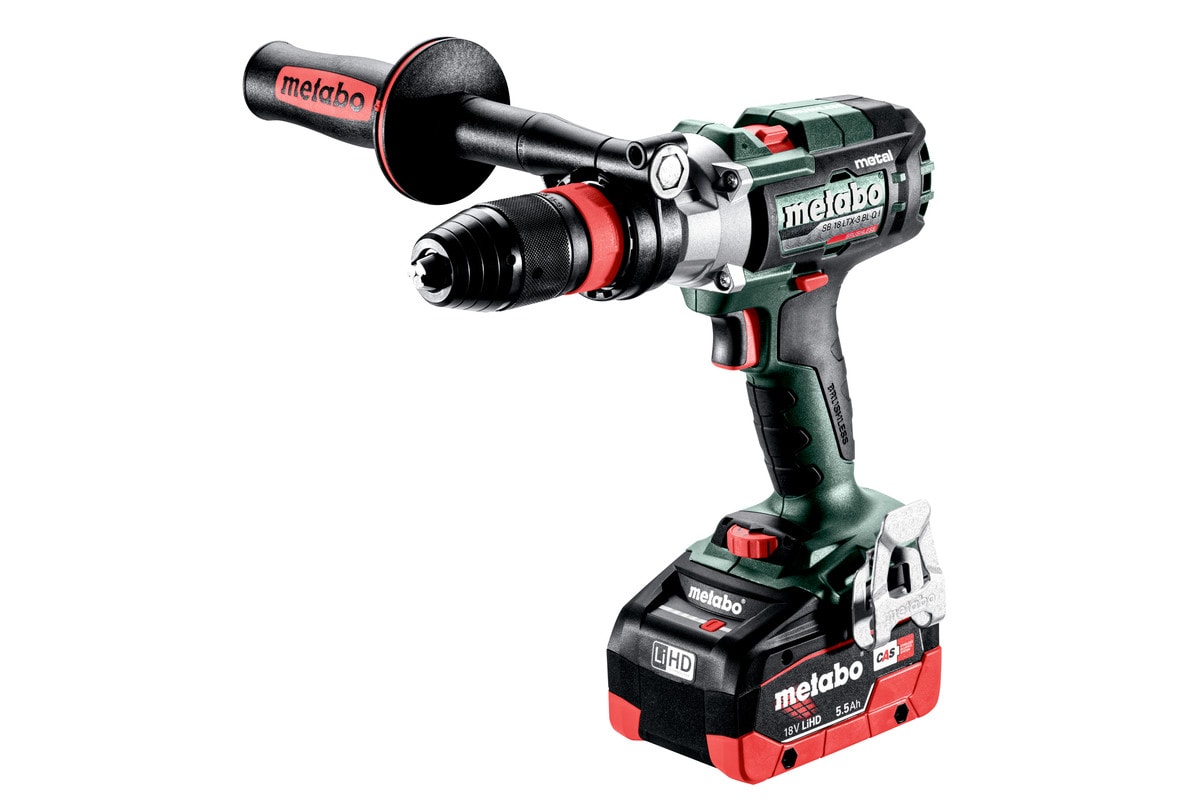 Metabo Iskuporakone SB 18 LTX-3 BL Q I Metal, 2 x 5,5Ah akut ja laturi