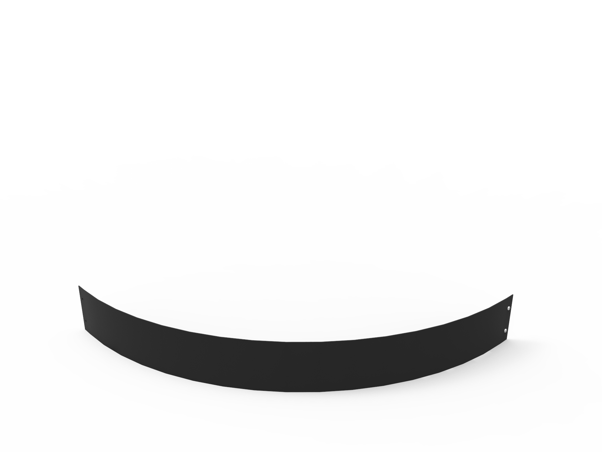 Flexigarden Planteringskant svart 120 mm kvartsbåge 1150 mm -