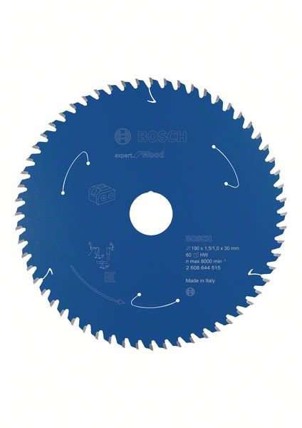 Bosch Sågklinga Expert for Wood 190×1,5/1×30mm 60T