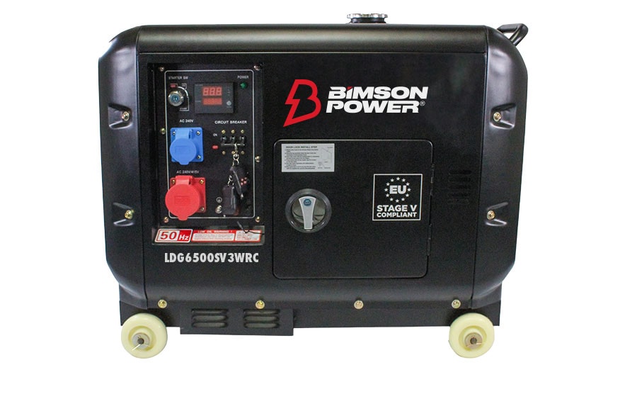 Bimson Elverk 5.5kW 3-fas diesel, trådlös fjärrkontroll