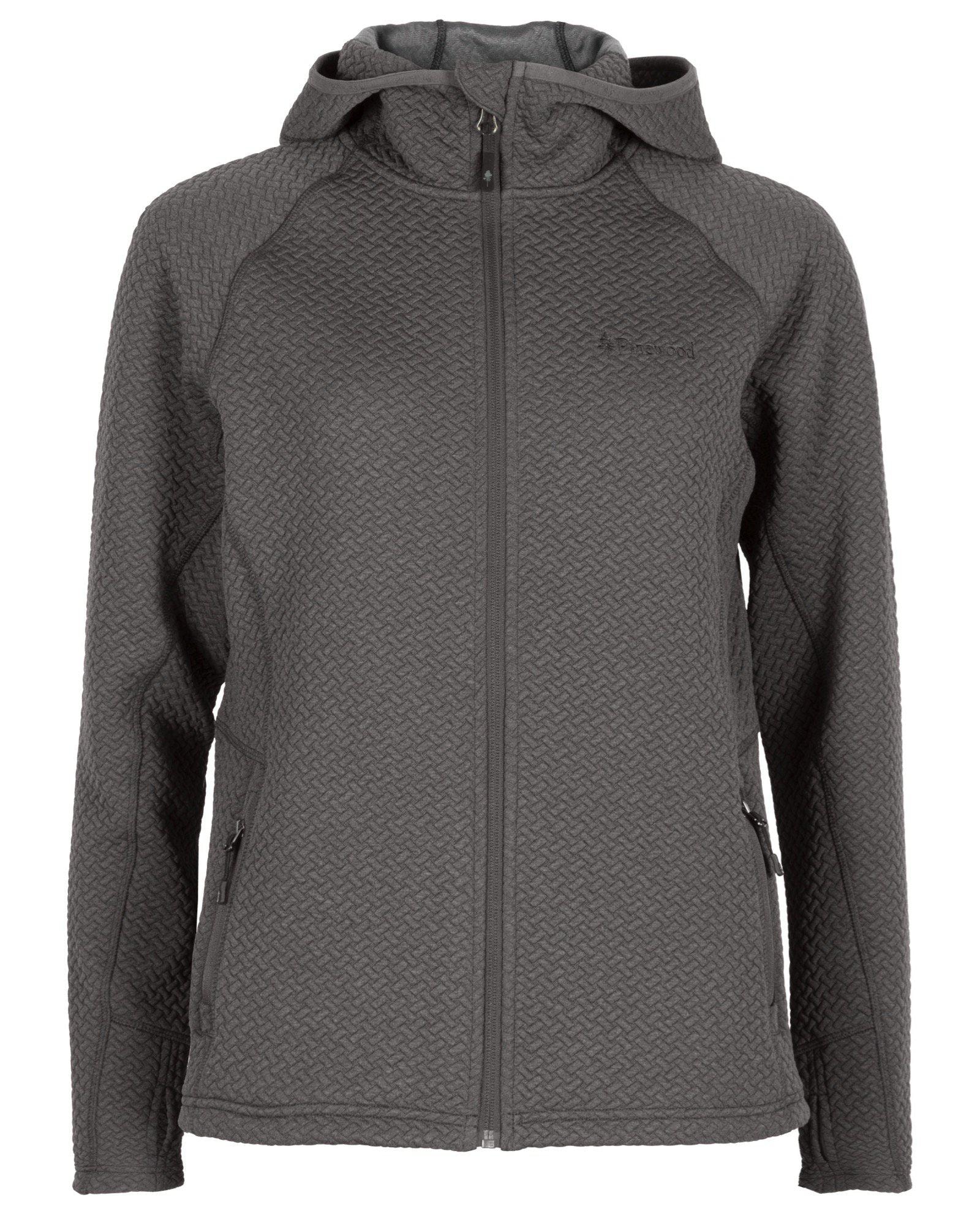 Pinewood Everyday Travel Full Zip Hoodie Dam Grey Melange