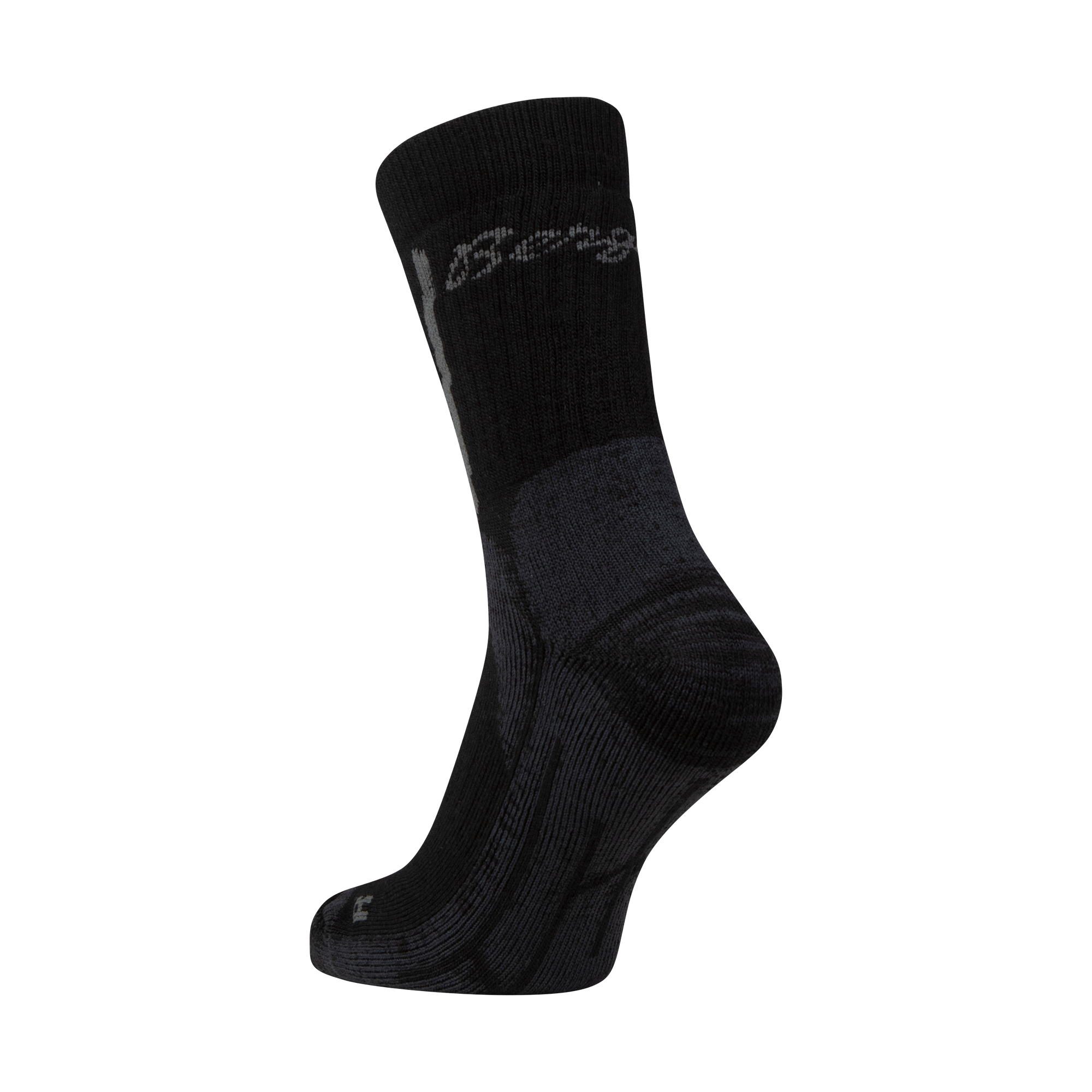Bergans Trekking Merino Tech Socka Black/Dark Shadow Grey