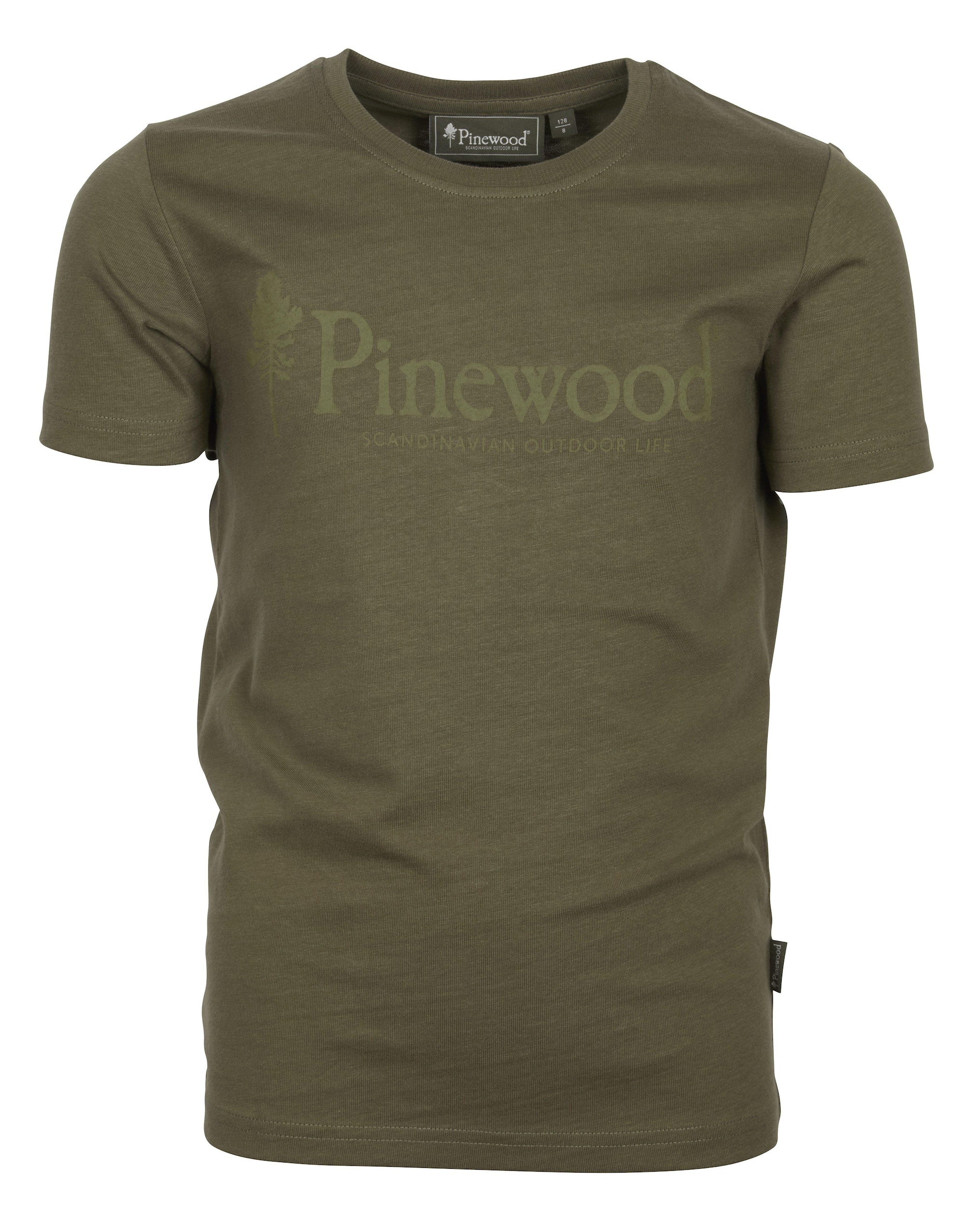 Pinewood Outdoor Life T-Shirt Barn Hunting Olive