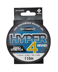 R.T. Hyper 4-Braid 110m 0.17mm 9.0kg Grå