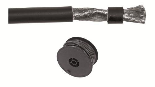 Kabel Svart 4Mm 25M Förtent