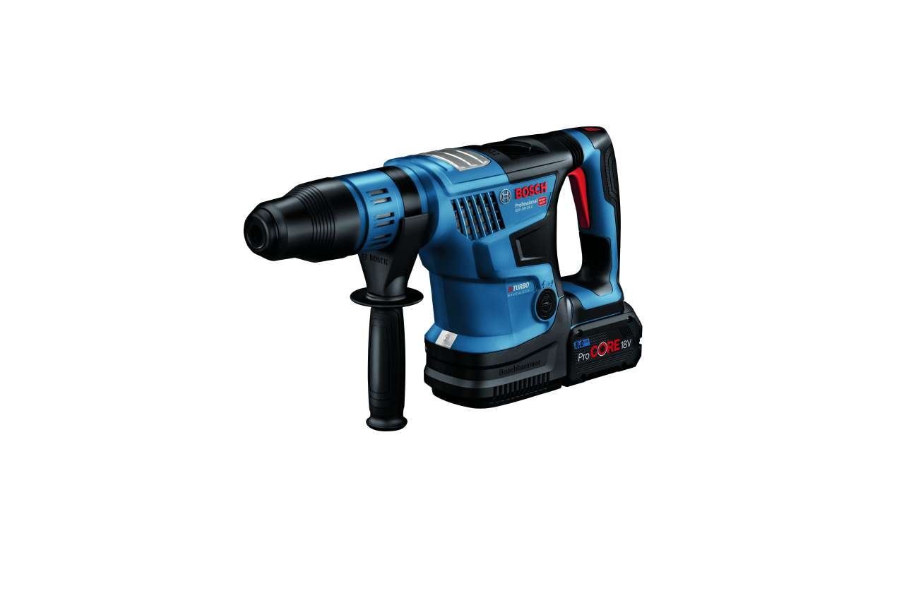 Bosch Akkuporavasara BITURBO, SDS max -kiinnitys GBH 18V-36 C Professional sis. 2 x 8,0 Ah:n ProCORE18V Li-ion-akku, tarvikesarja