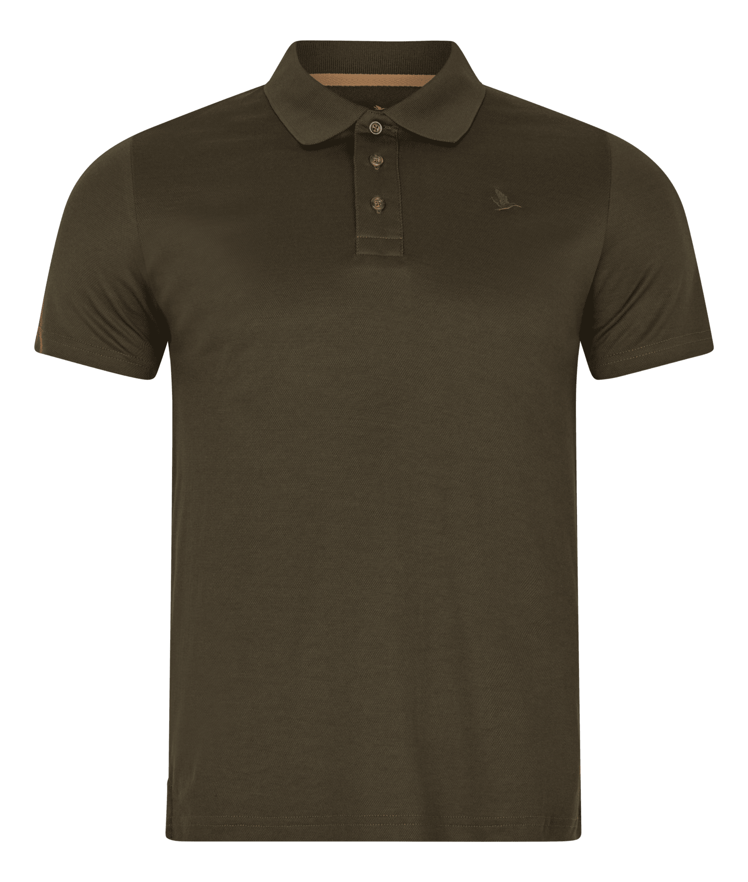 Seeland Pembroke piqué skjorte Herre Pine green