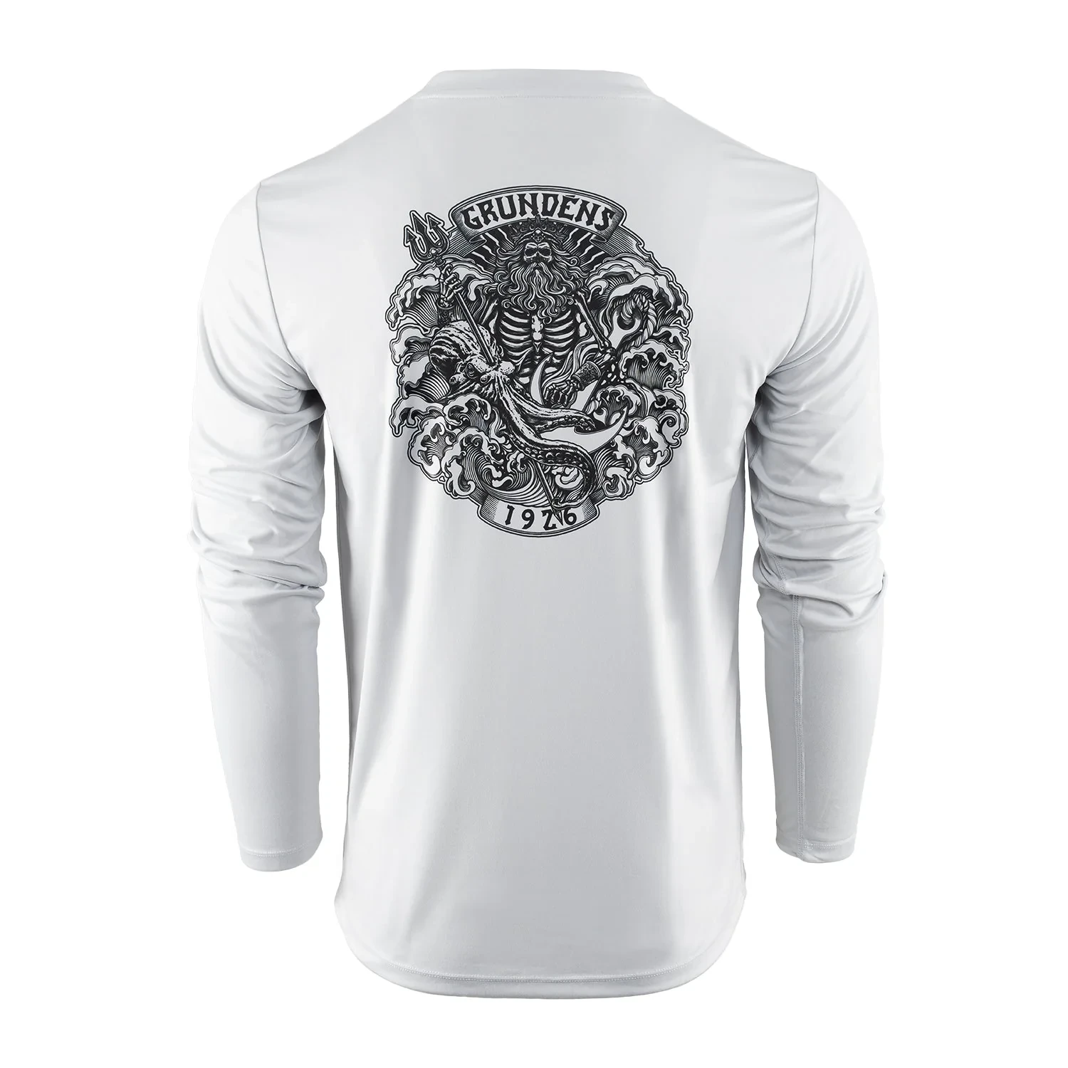 Grundéns Aegir Långarmad Tech Tee Grey Mist Herr