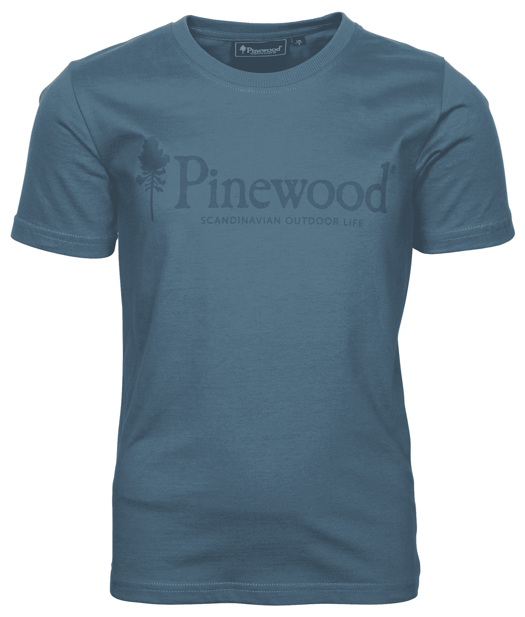 Pinewood Outdoor Life T-Shirt Barn Azur Blue