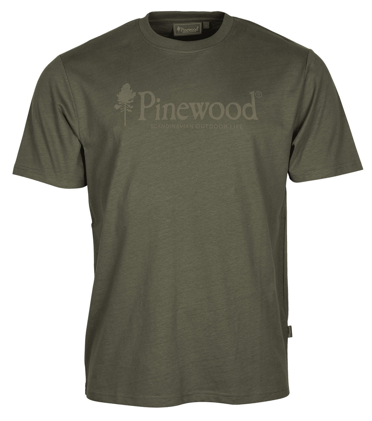 Pinewood Outdoor Life T-Shirt Herr Dark Green