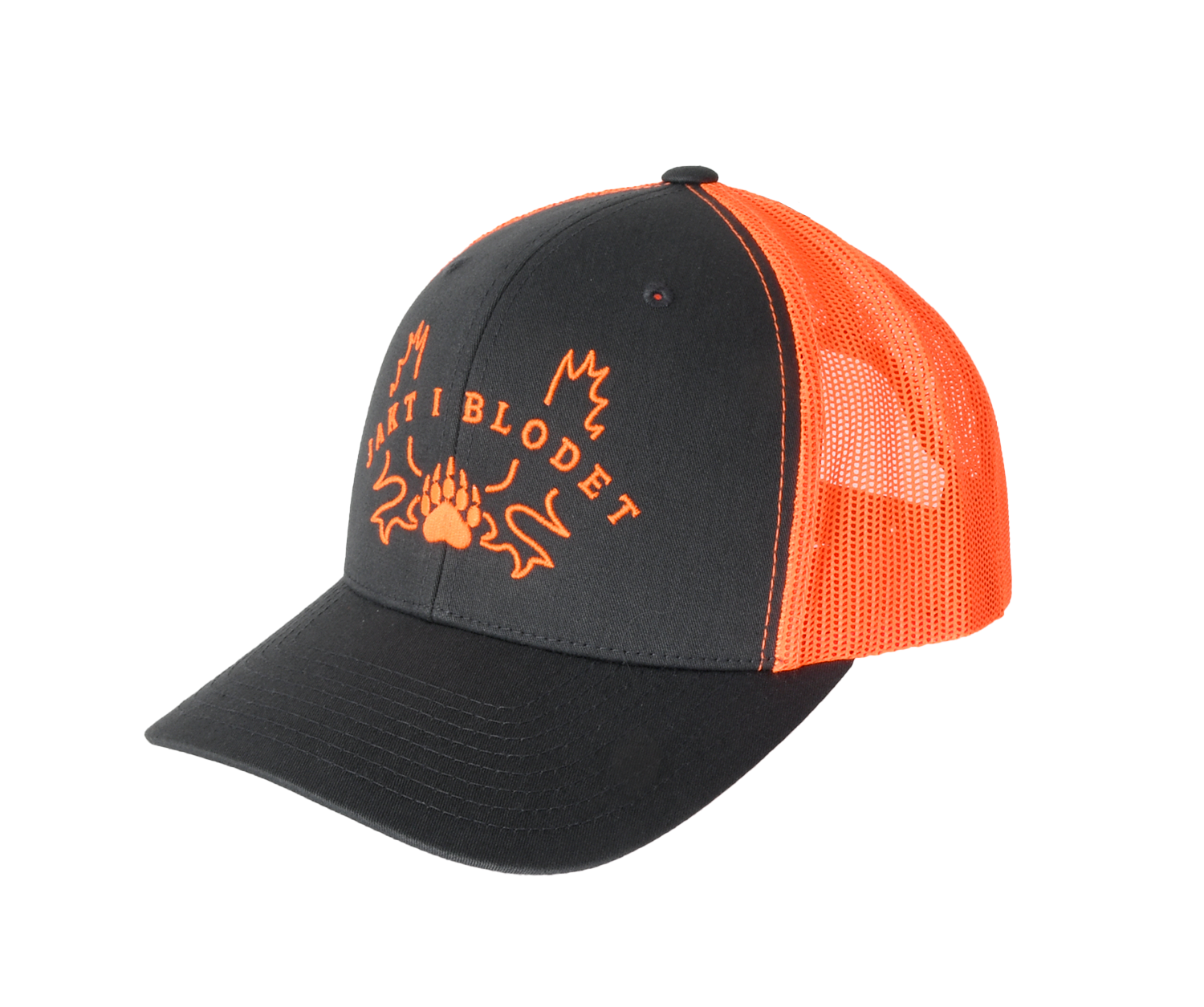 Keps "Jakt i blodet" Grå/orange