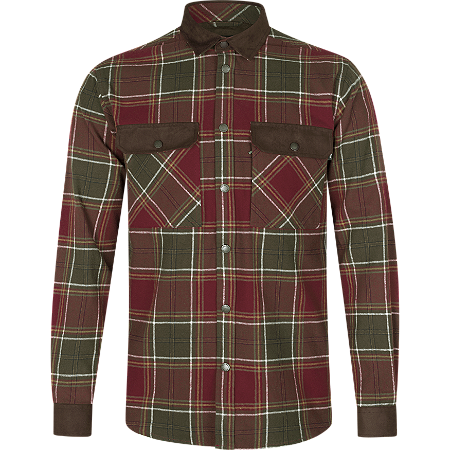 Seeland Banff Skjorta Herr Red Check