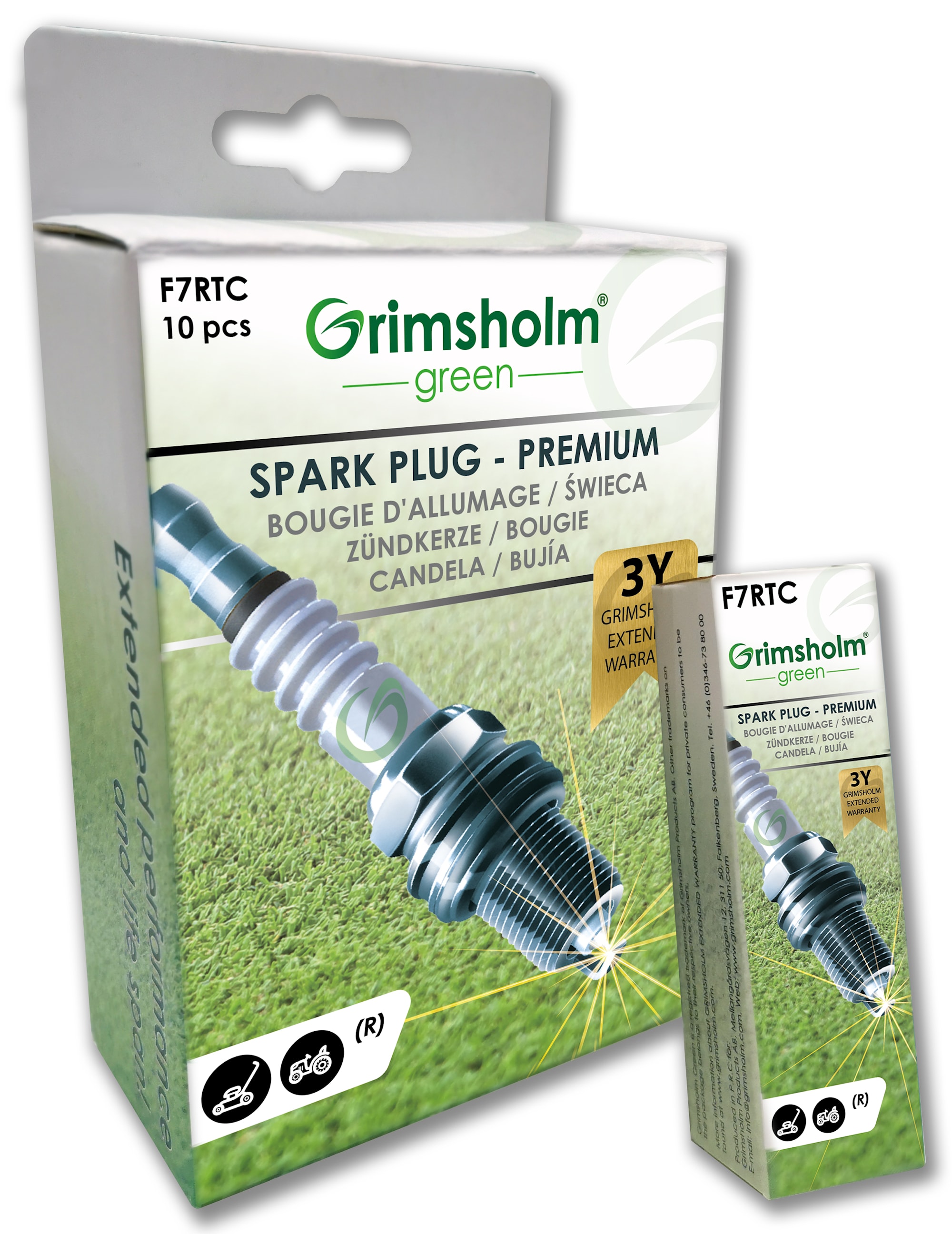 Grimsholm Zündkerze F7RTC 10er-Pack