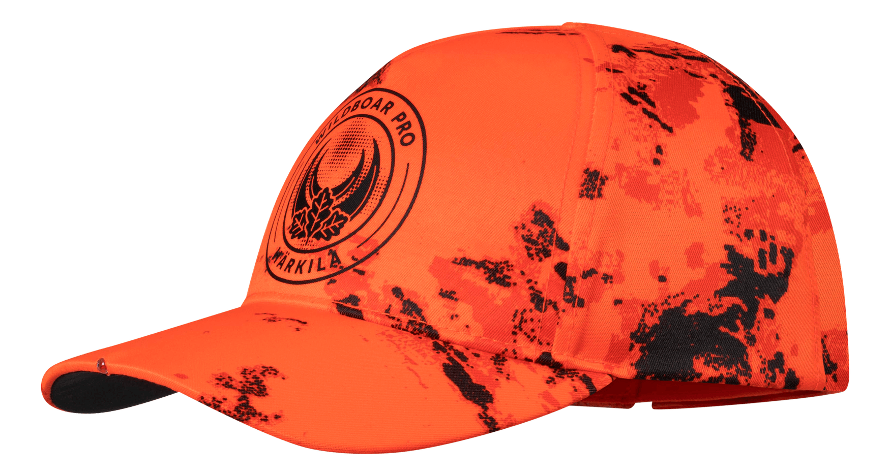 Härkila Wildboar Pro Blaze Camo Light -lippalakki AXIS MSP®CE Oranssi/Shadow Brown
