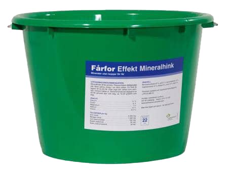 Mineralhink Får u Cu Grön 22kg/st