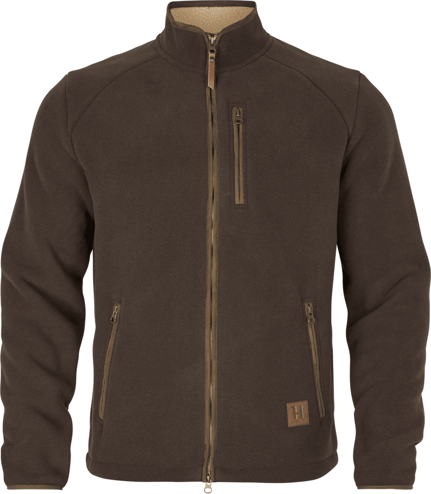 Härkila Sandhem Sherpa Fleecetakki Mies Demitasse brown