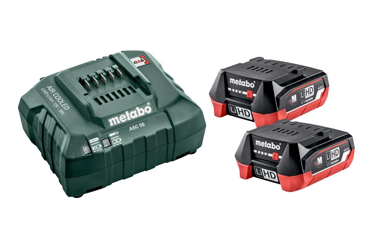 Metabo Starttipaketti 12V 2x4,0 LiHD Ah