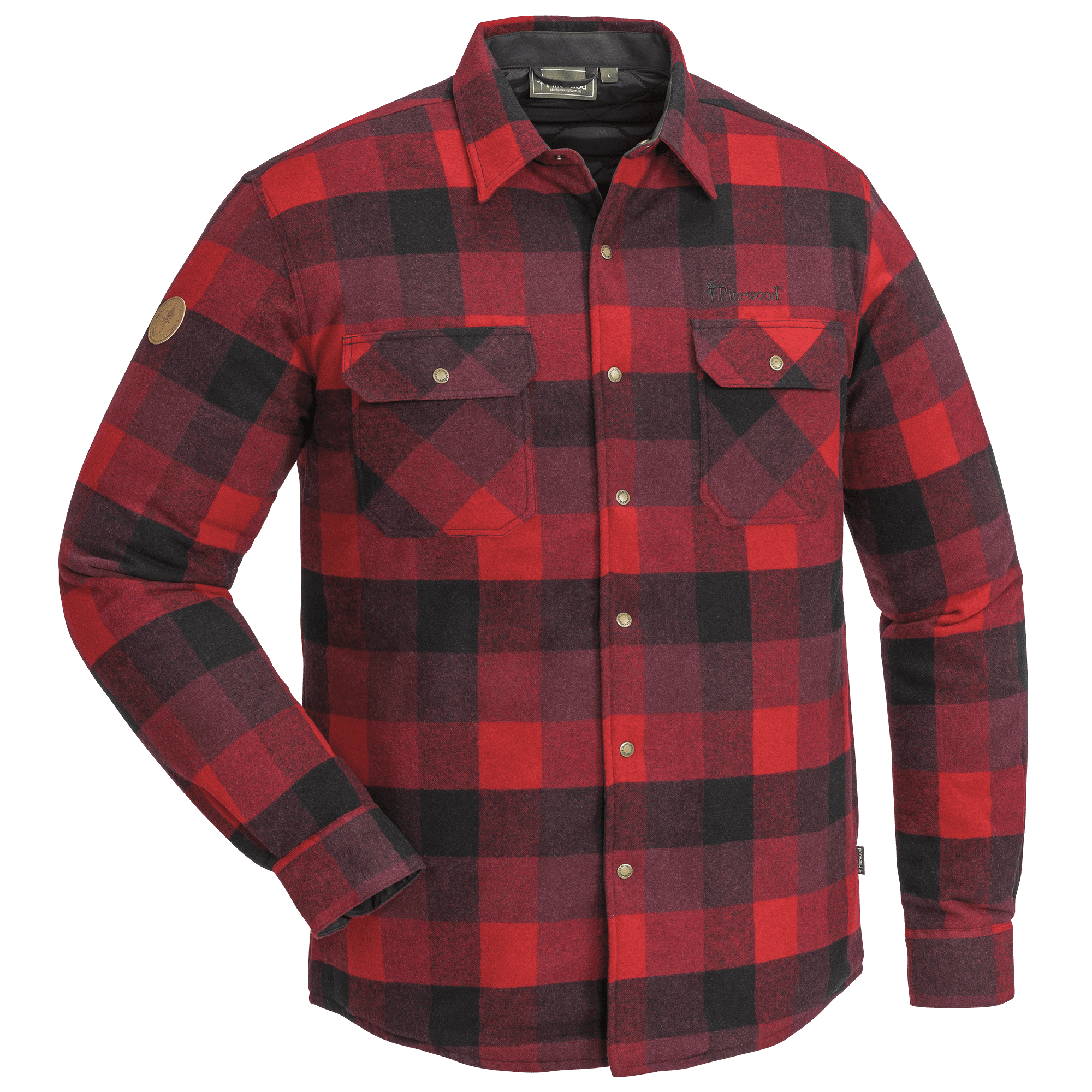 Pinewood Canada Classic 2.0 Skjorta Herr Red/Black
