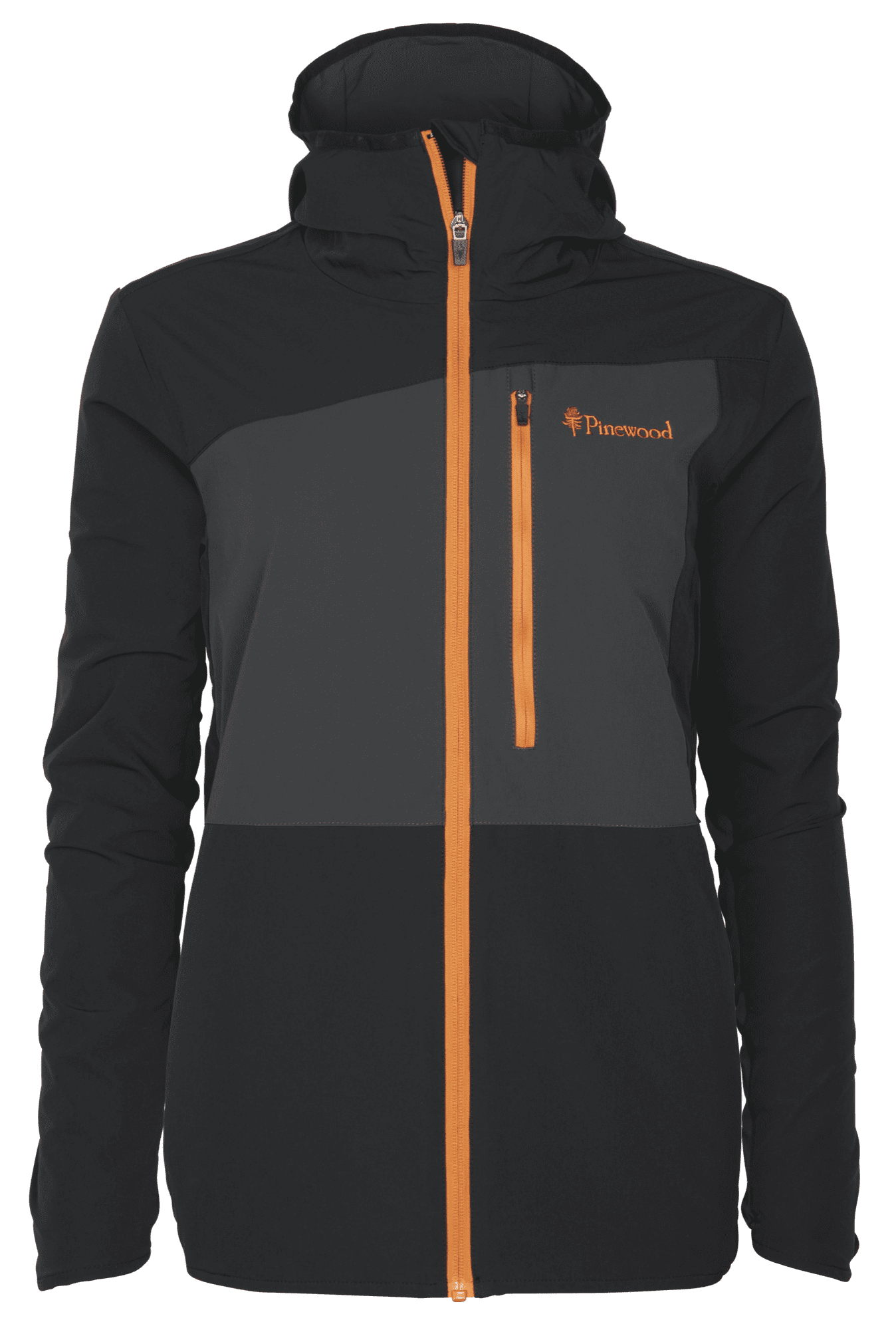 Pinewood Abisko Light Stretchjacka Dam Dark Anthracite/Black