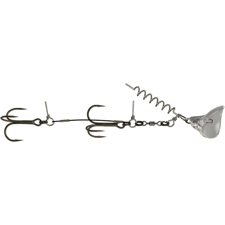 Headbanger RockerHead Stinger Slow Sinking 10 g Transparent #2/0 1-pack