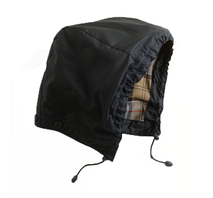 Barbour Waxed Cotton Hood Navy