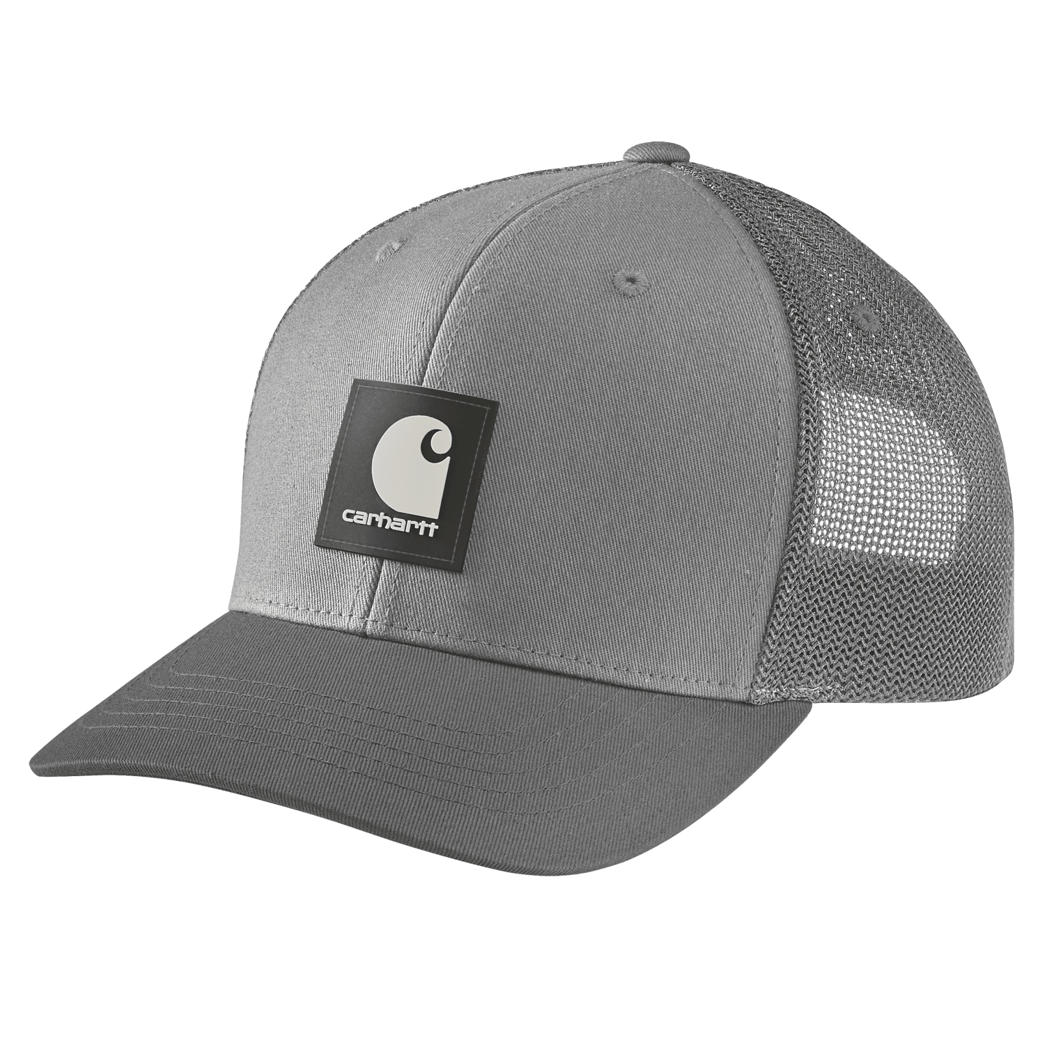Carhartt Rugged Flex™ Twill Mesh-Back Logo Patch Cap Men Asphalt