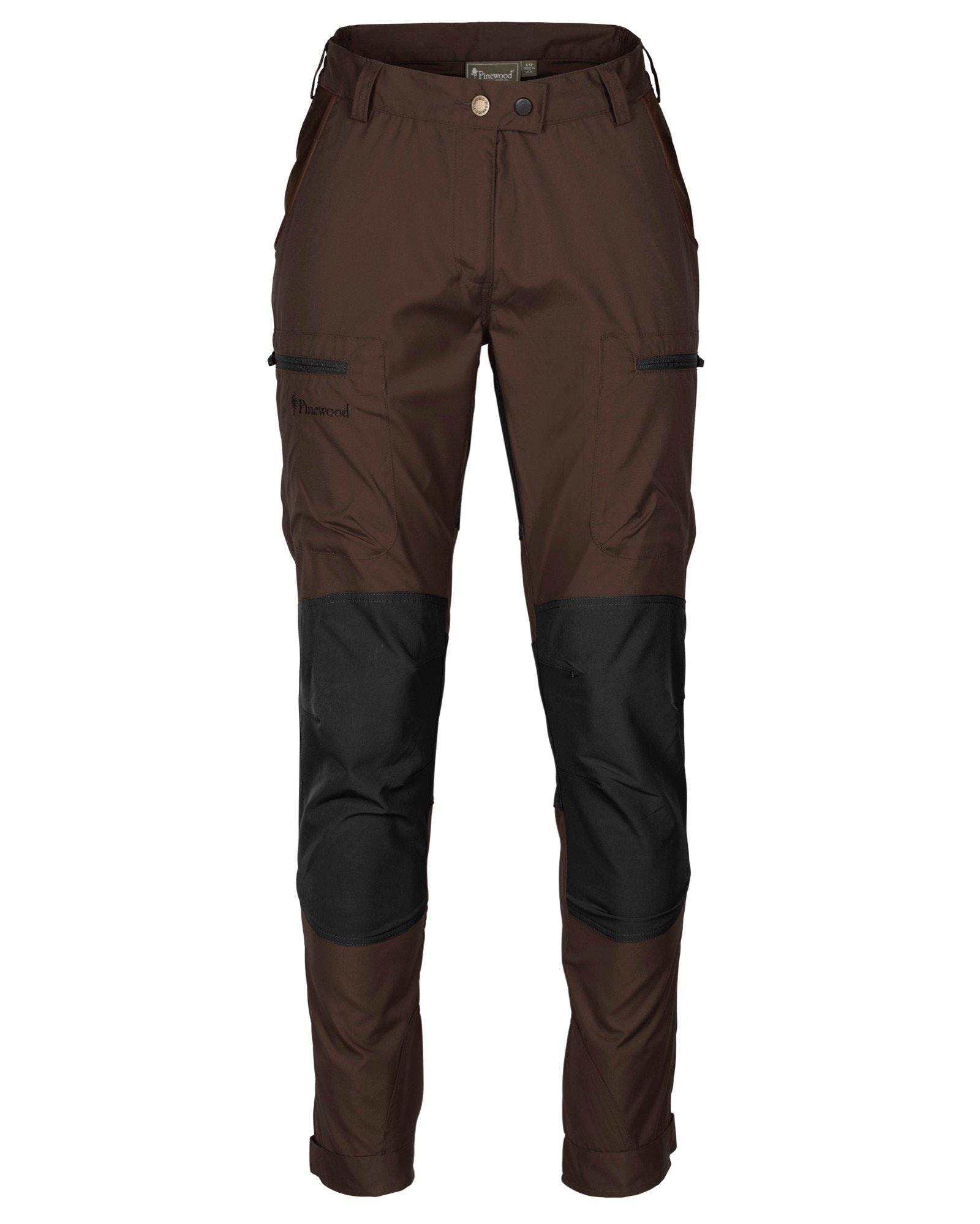 Pinewood Caribou Tc Byxor Dam Dark Brown/Black