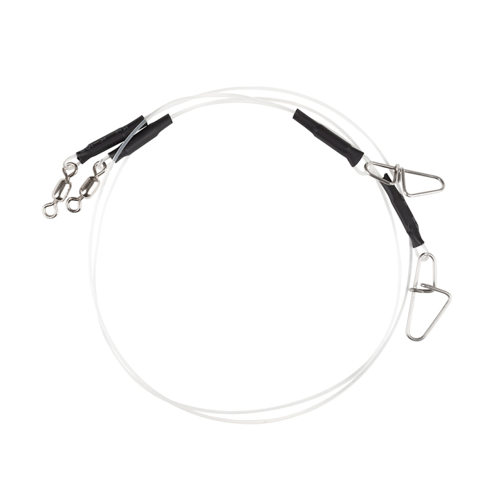 Fluo Pike Leader 1.1mm 40cm - 2-pack