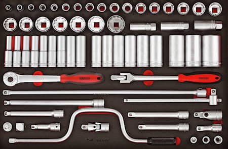 Teng Tools Hylsnyckelsats TTESK63 1/2 EVA 63 delar